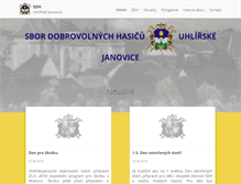 Tablet Screenshot of hasici-uhljanovice.cz